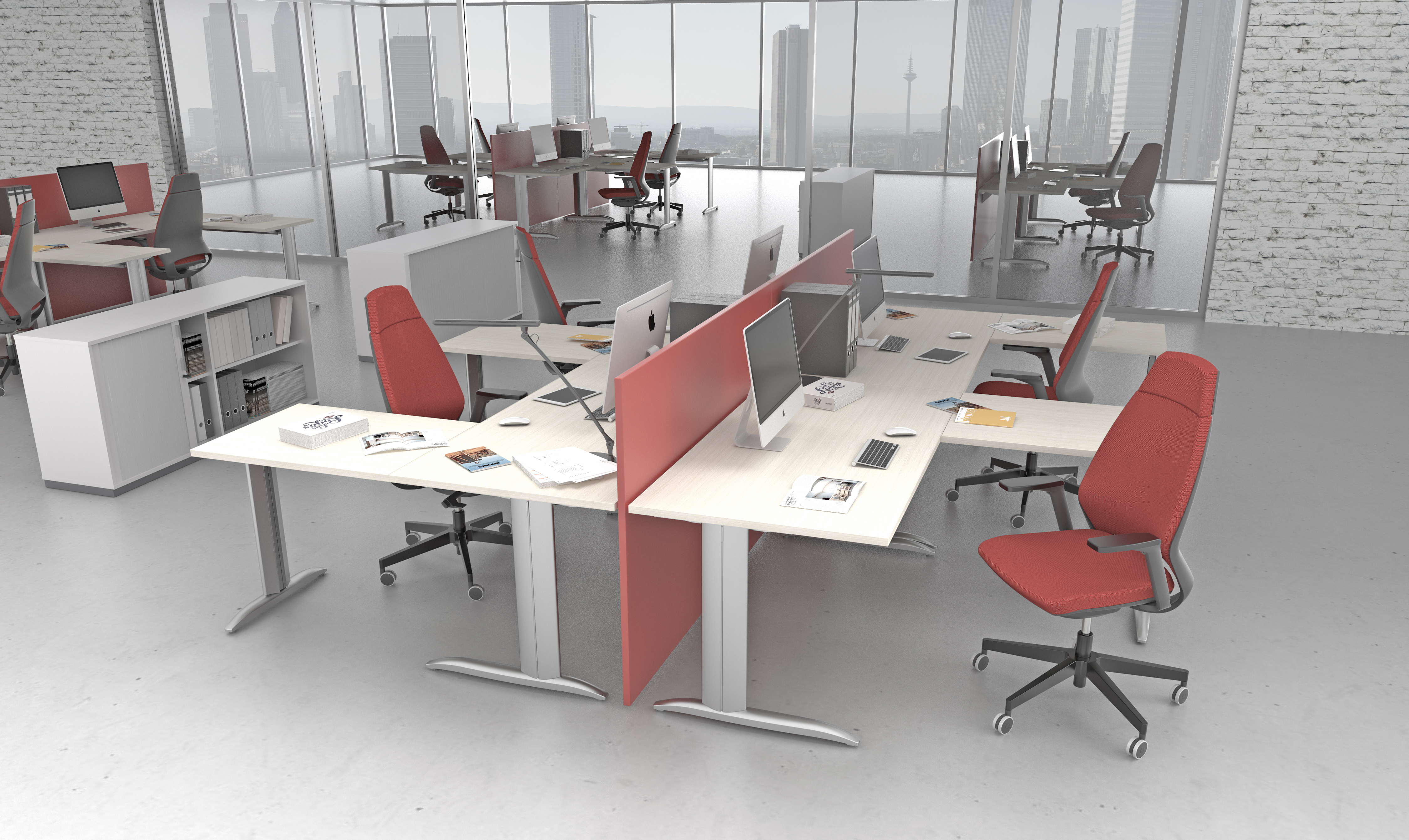K2 Cantilever Desk Frame