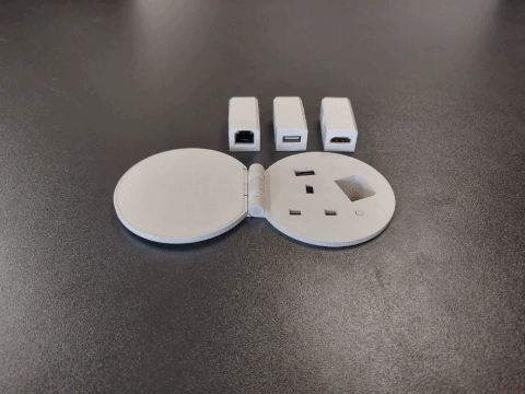 80mm Desk Socket
