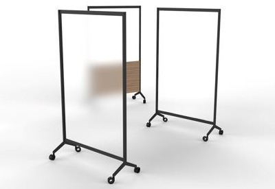 Floor Standing Acrylic Screens