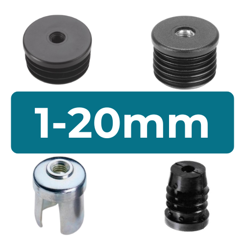Threaded Tube Inserts | 1 - 20mm Outside Diameter