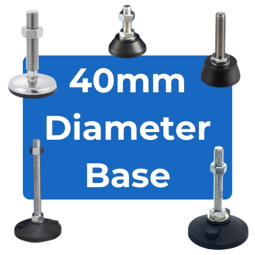 40mm Diameter Base Load Rated Adjustable Feet