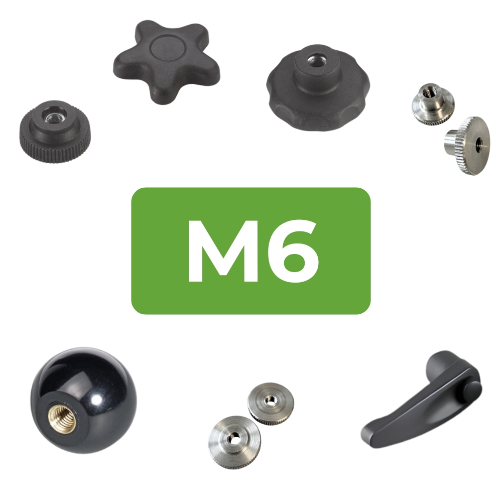 Female Handwheels | M6 Threaded Options