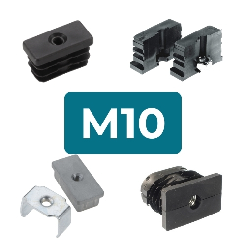 M10 Rectangular Threaded Tube Inserts