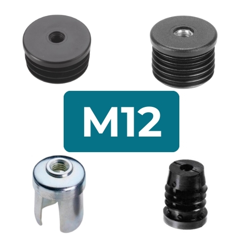 M12 Round Threaded Tube Inserts