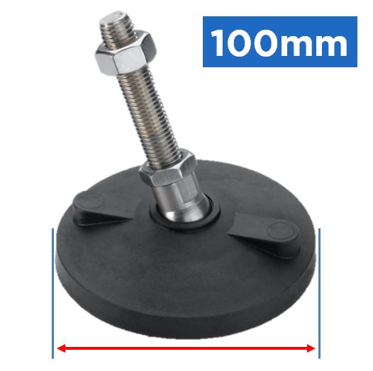 100mm Diameter Base Load Rated Tilt Feet